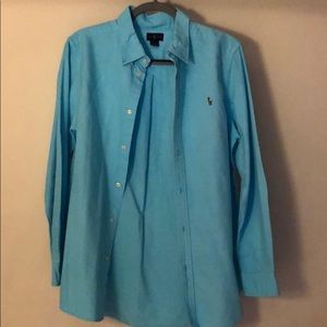 Aqua Ralph Lauren Button Down